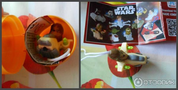 Шоколадное яйцо Kinder Surprise Star Wars фото