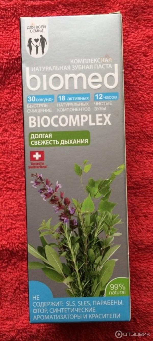 Зубная паста Biomed Biocomplex фото