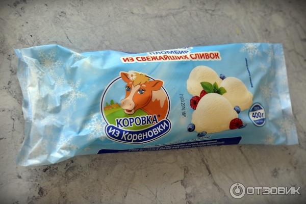 Мороженое пломбир из свежайших сливок Коровка из Кореновки фото