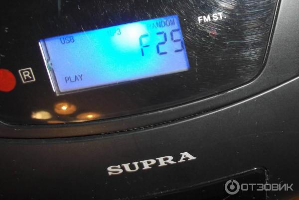 Стереомагнитола Supra SR-CD125U