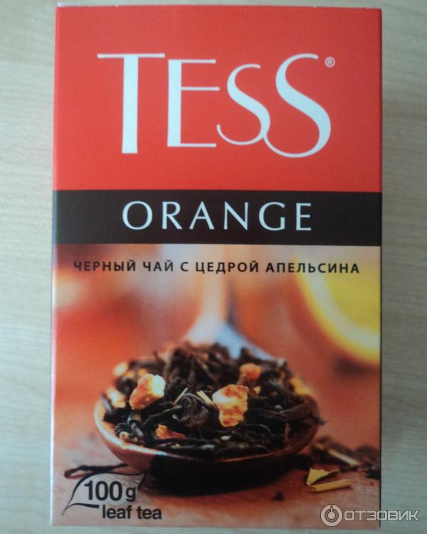 чёрный чай TESS с цедрой апельсина