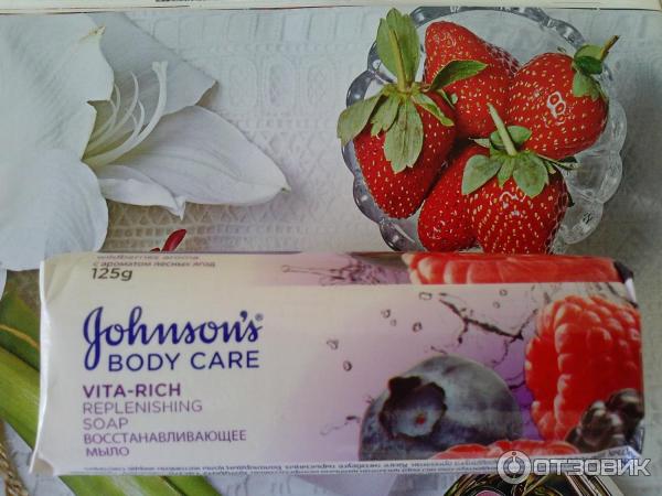 Мыло Johnson's Body Care Vita-Rich восстанавливающее фото