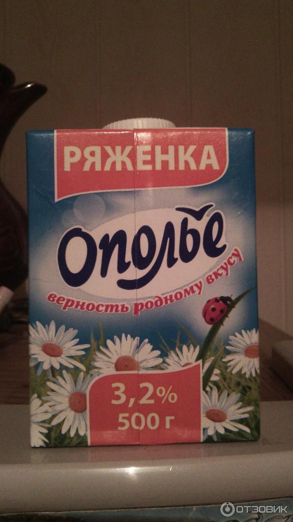 Ряженка Ополье 3,2% фото