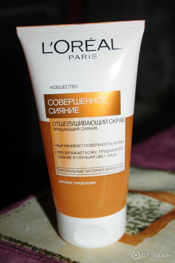 Отшелушивающий скраб для лица L'Oreal Совершенное сияние фото