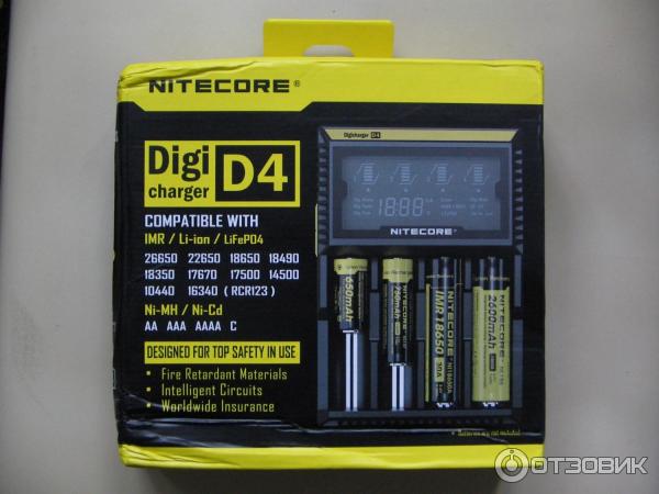 Зарядное устройство Nitecore D4 фото