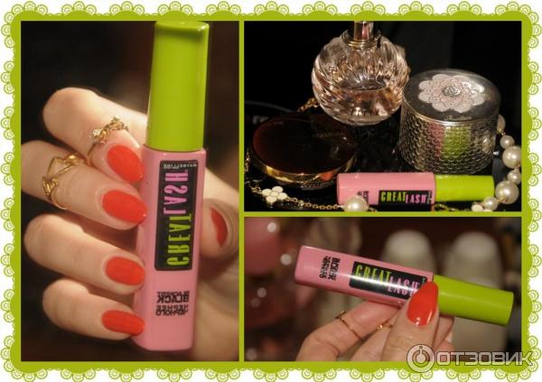 Тушь для ресниц Maybelline New York Great Lash Blackest Black Mascara фото