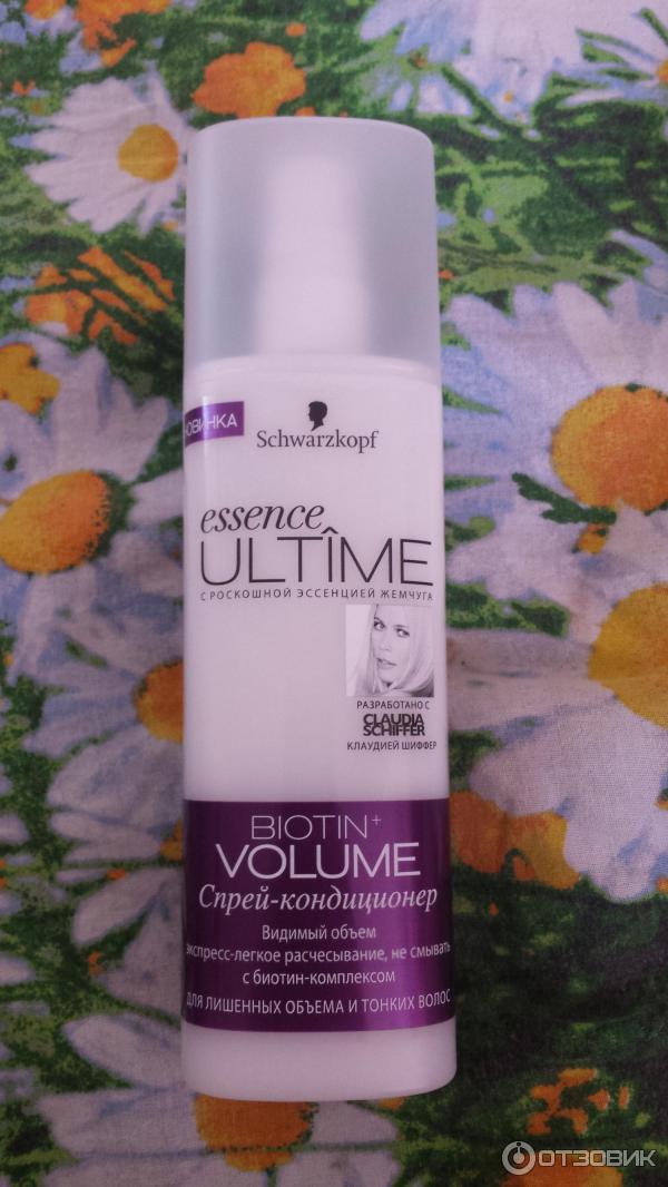 Спрей-кондиционер Schwarzkopf Essence Ultime Biotin+ Volume фото