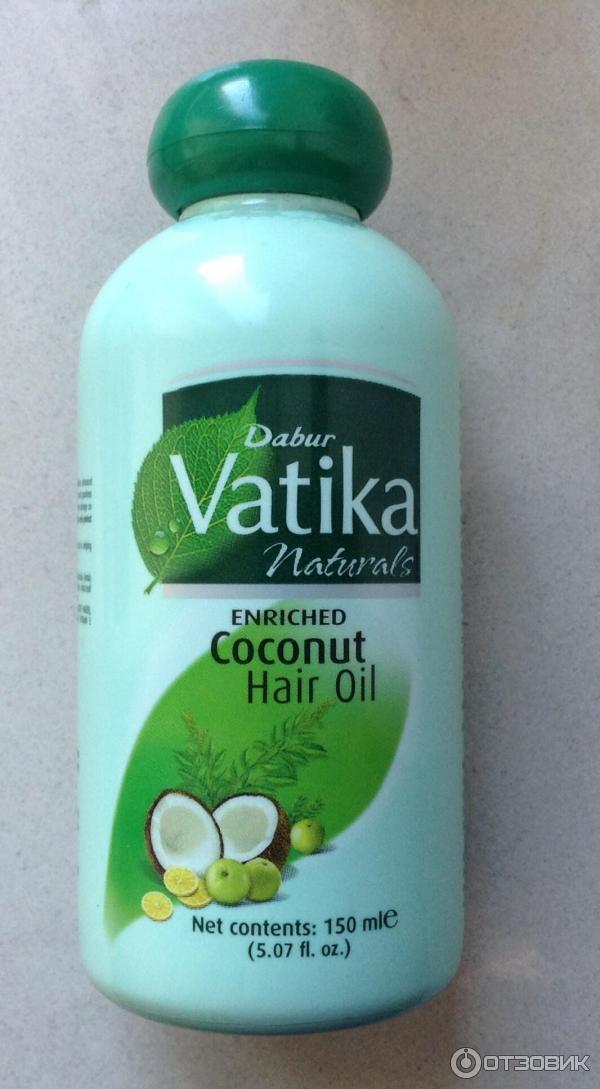 Обогащенное кокосовое масло для волос Dabur Vatika Enriched Coconut Hair Oil фото