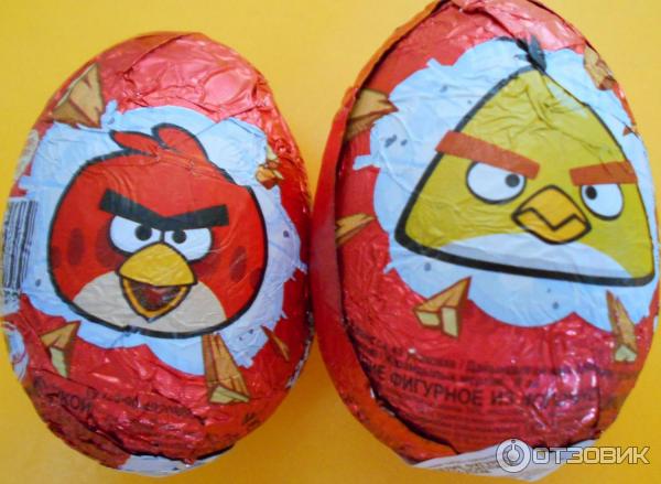 Шоколадные яйца Fazer Angry birds фото