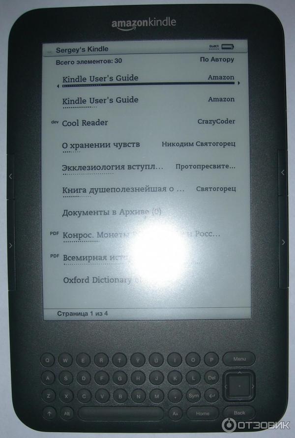 Электронная книга Amazon Kindle 3 Wi-fi фото