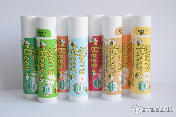 Бальзам для губ Sierra Bees Organic Vanilla Beeswax Lip Balm with Vitamin E фото