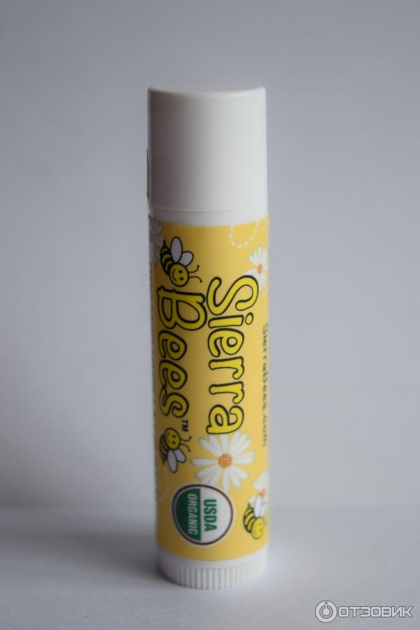 Бальзам для губ Sierra Bees Organic Vanilla Beeswax Lip Balm with Vitamin E фото