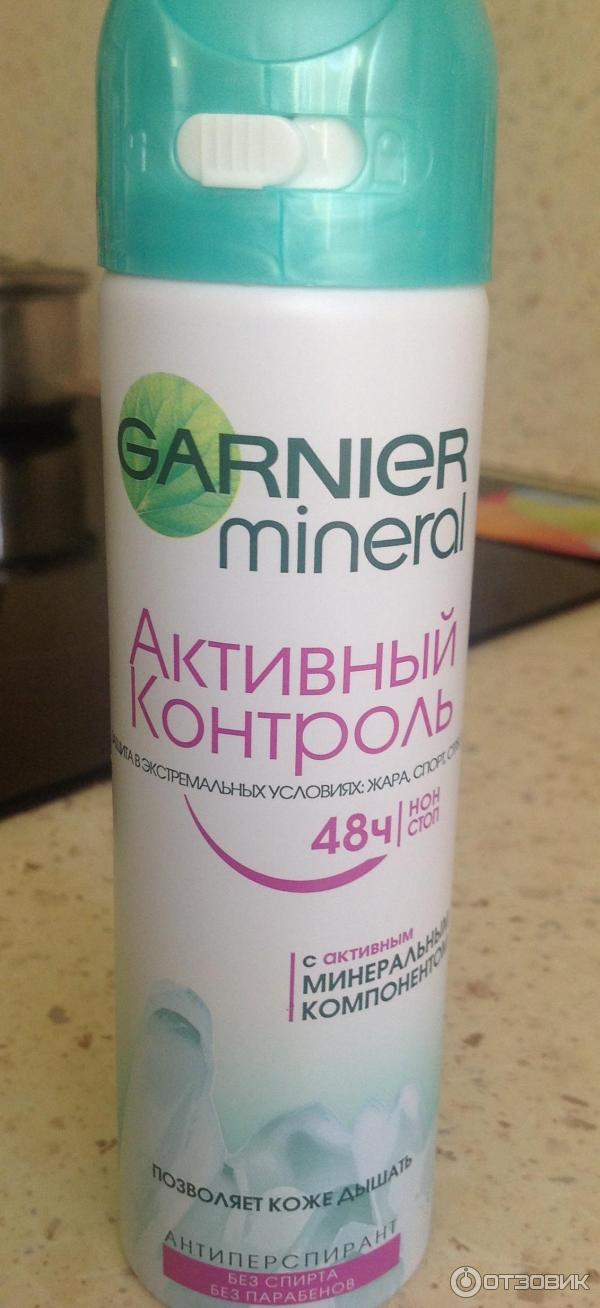 Антиперспирант Garnier mineral Активный контроль 48 часов с активными минеральными компонентами фото