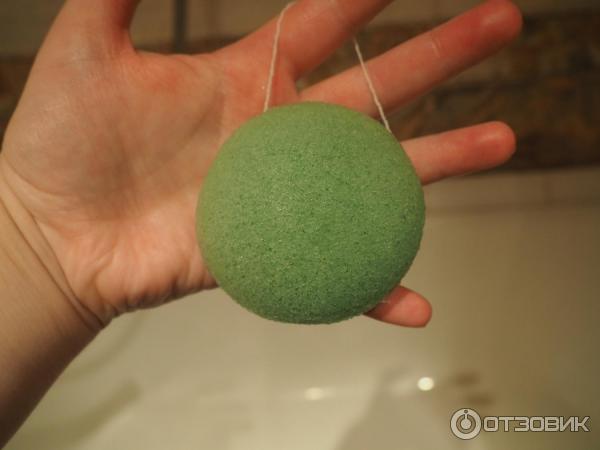 Спонж для умывания из конняку Hubei Yizhi Konjac Biotechnology Konjac Sponge фото