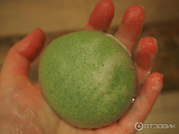 Спонж для умывания из конняку Hubei Yizhi Konjac Biotechnology Konjac Sponge фото