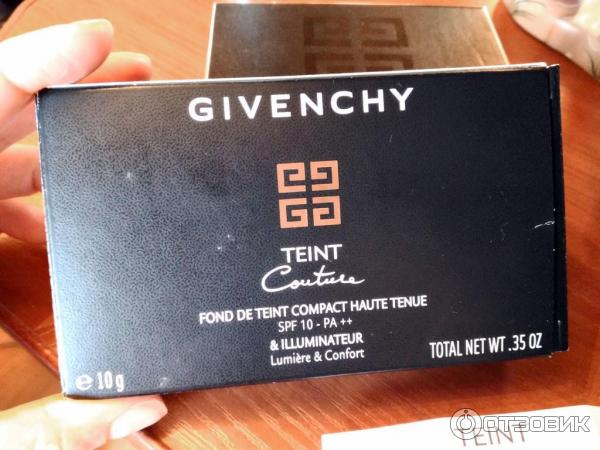 Устойчивое компактное тональное средство TEINT Couture Long-Wearing Compact Foundation от Givenchy