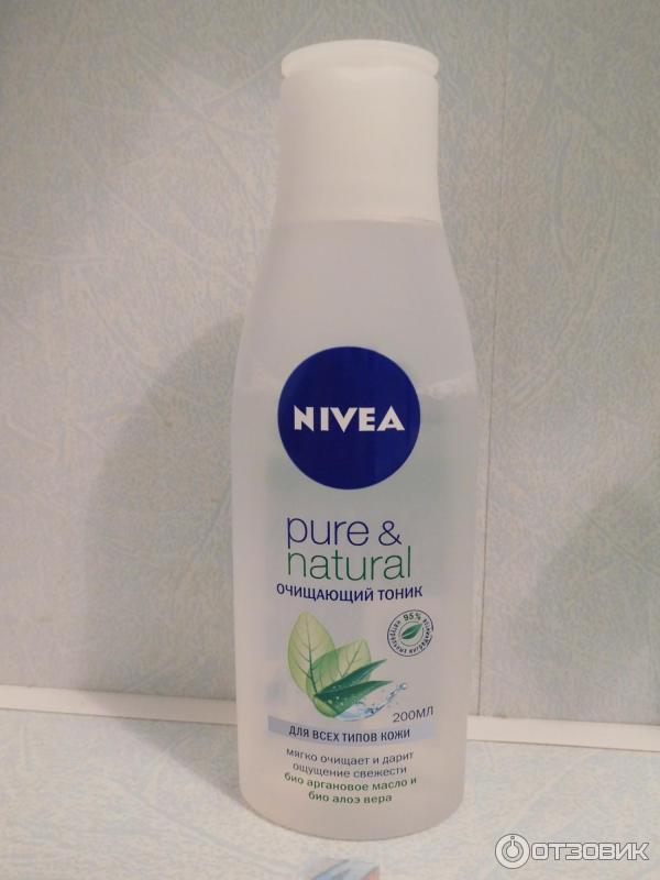 Очищающий тоник Nivea Visage Pure & Natural фото