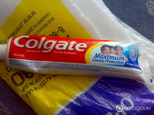 Зубная паста Colgate Maximum Cavity свежая мята фото