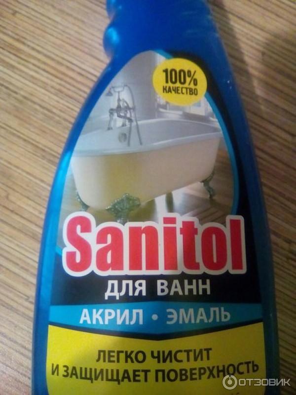 Средство для чистки ванн Sanitol фото