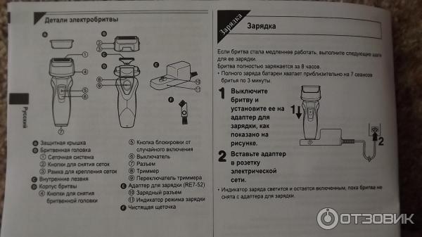 Электробритва Panasonic ES-RW30 фото