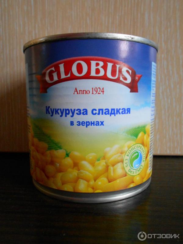 Кукуруза сладкая в зернах Globus фото