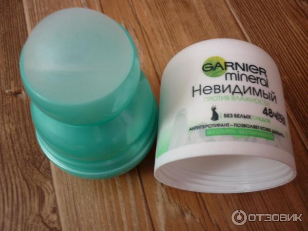 Шариковый GARNIER mineral невидимый против влажности 48 ч. нон стоп без белых следов фото