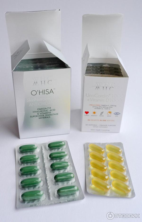 WHC: OHISA и Omega-3 UnoCardio 1000 VITAMIN D3