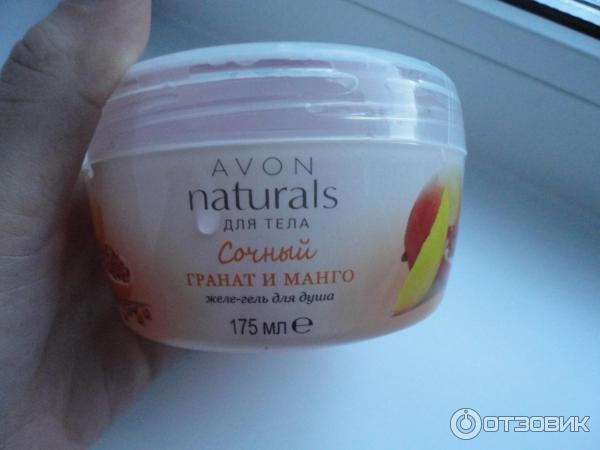 Желе-гель для душа Avon Naturals Сочный гранат и манго фото