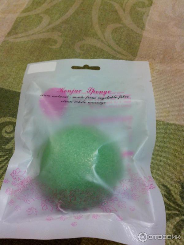 Спонж для умывания из конняку Hubei Yizhi Konjac Biotechnology Konjac Sponge