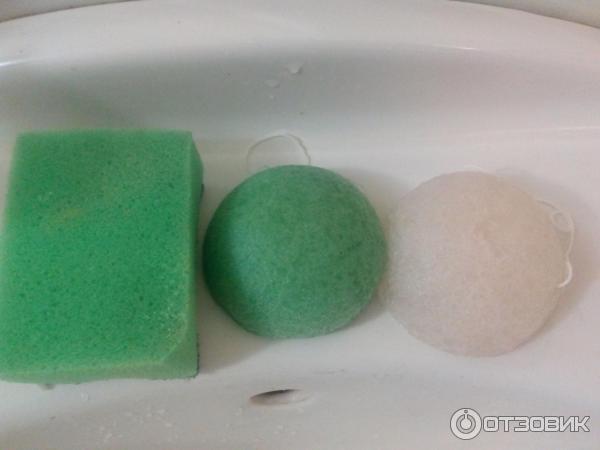 Спонж для умывания из конняку Hubei Yizhi Konjac Biotechnology Konjac Sponge