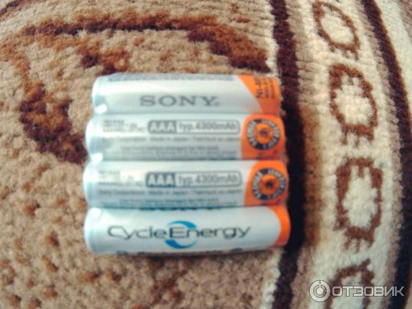 Аккумуляторные батарейки Sony CycleEnergy NH-AAA HR03 Micro 4300mAh