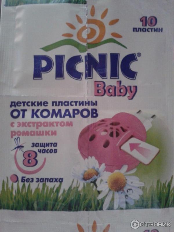 Пластины от комаров Picnic Baby фото