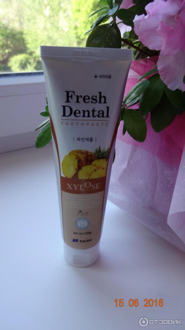 Зубная паста Xylose Fresh Dental со вкусом ананаса фото