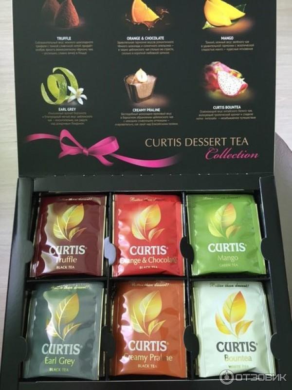 Чай curtis collection. Набор чая Кертис ассорти. Чай Кертис Dessert Tea collection.