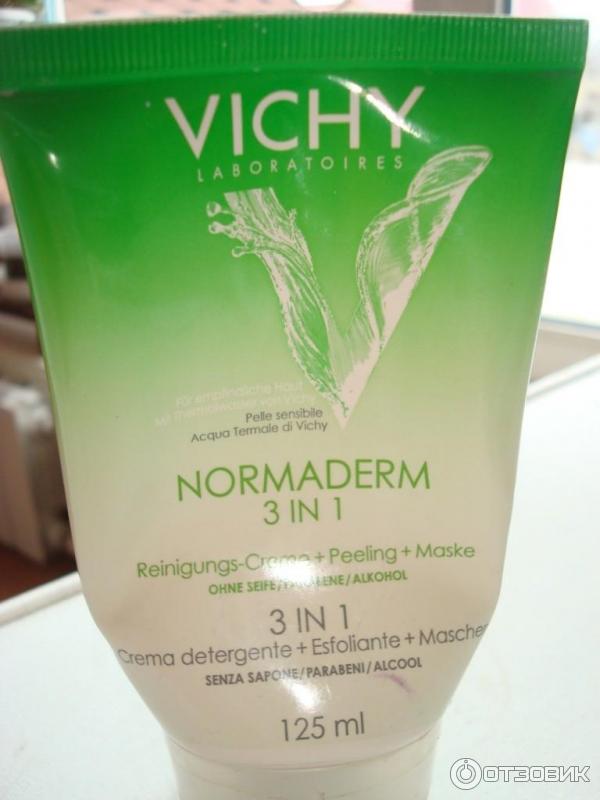 Средство для глубокого очищения Vichy Normaderm 3-In-1 Cleanser Scrub Mask фото