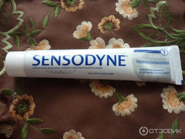 Зубная паста Sensodyne Бережное отбеливание фото