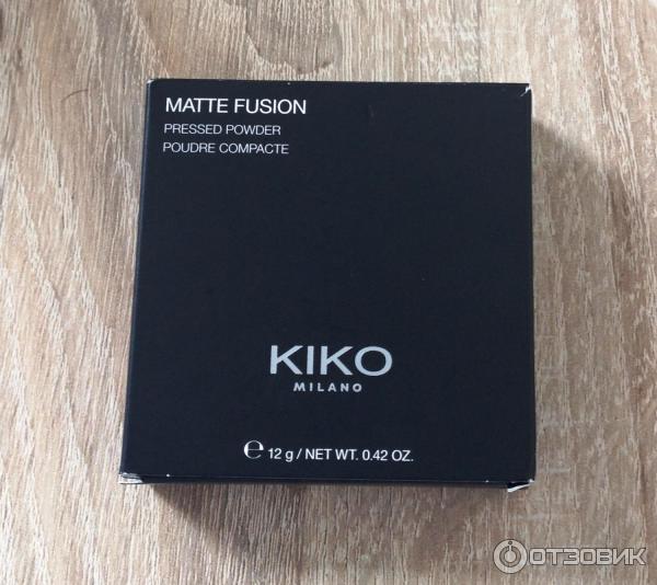 Пудра компактная Kiko Milano Matte Fusion фото