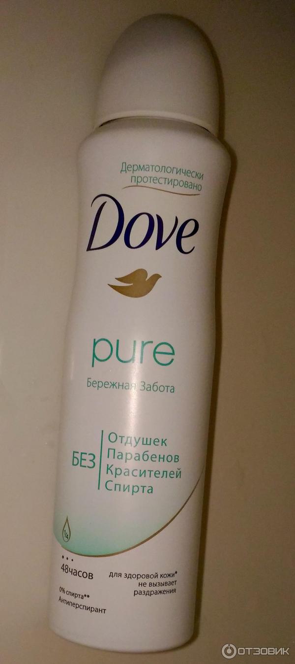 Дезодорант-антиперспирант Dove Pure Бережная забота фото