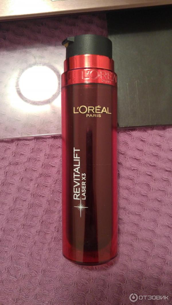 Дневной крем для лица Loreal Revitalift laser×3 фото