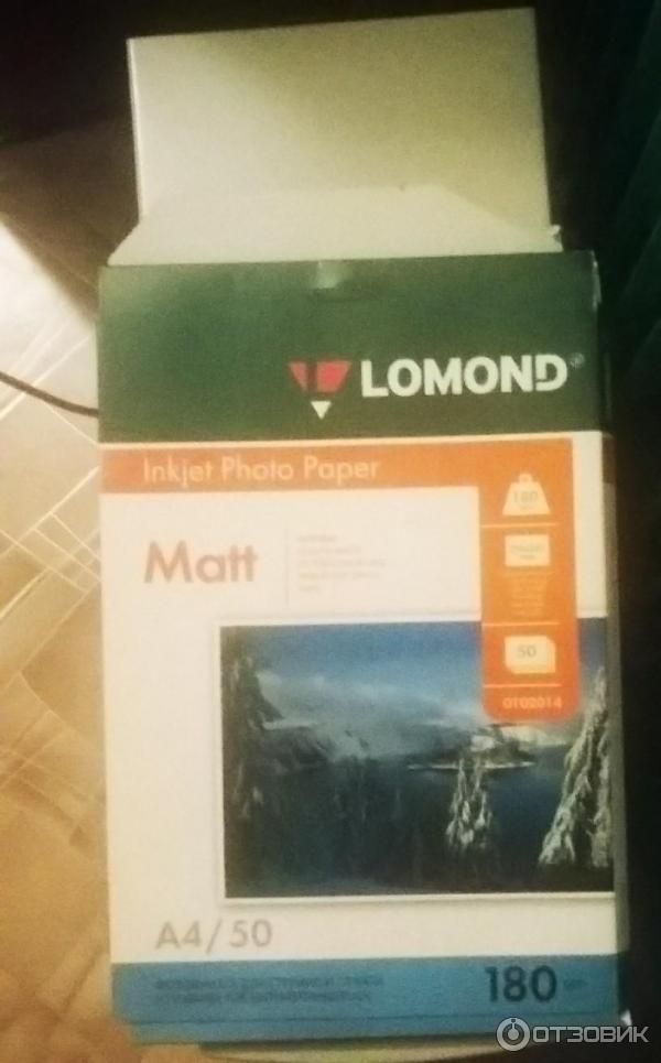 фотобумага Lomond Matt