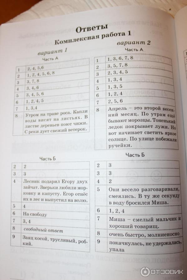 Голубь тренажер по русскому языку 3 класс