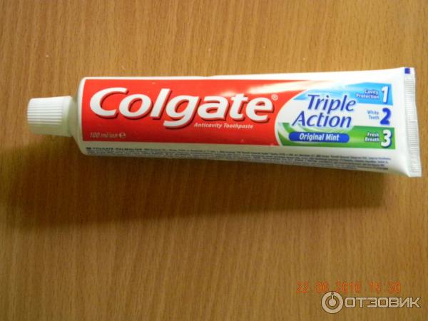 Зубная паста Colgate Тройное действие фото