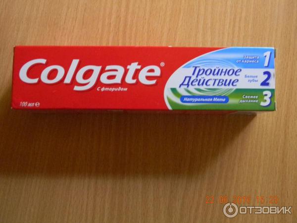 Зубная паста Colgate Тройное действие фото