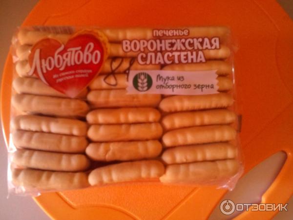 Печенье сластена фото Отзыв о Печенье Любятово "Воронежская сластена" очень приятное печенье