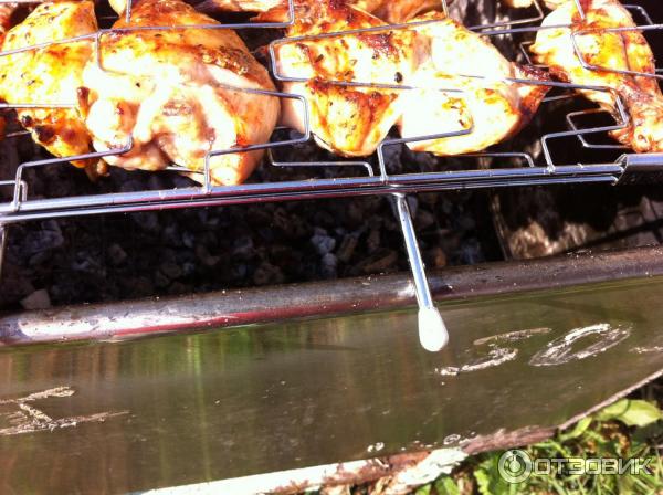 Отзыв о Решетка-гриль универсальная BoyScout | В целом не плохо
