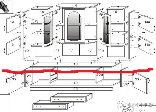 Как разобрать стенку мебельную самостоятельно