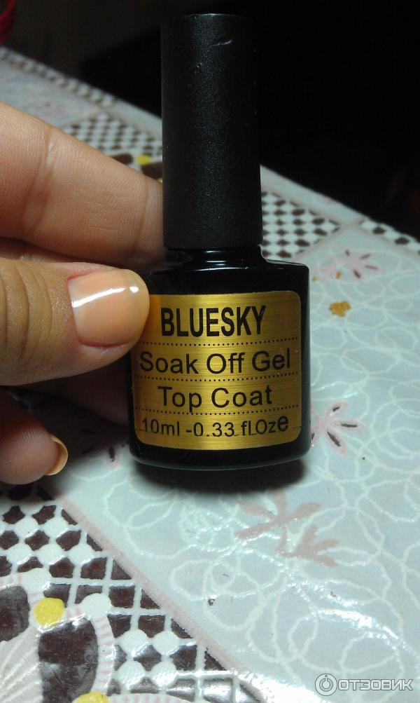 Топ для гель-лака bluesky soak off gel top coat фото