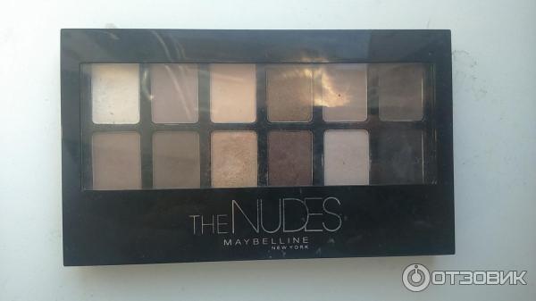 Палетка теней Maybelline The Nudes eyeshadow palette фото