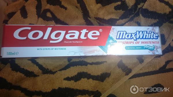 Зубная паста Colgate Макс Блеск с отбеливающими пластинками фото