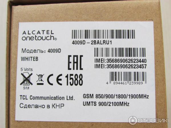 Смартфон Alcatel One Touch Pixi 3 4009D фото